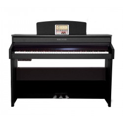 פסנתר חשמלי מרהיב F-53 מסדרת MUSICIAN עם קלידים מעץ בצבע שחור מבית Pearl River