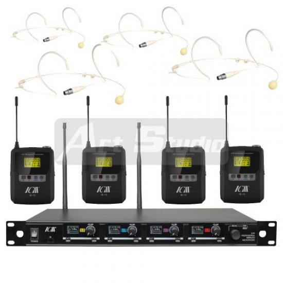 סט של 4 מיקרופונים מדונה