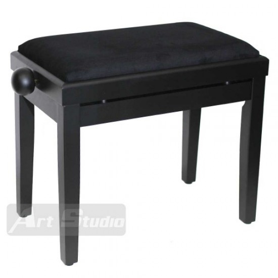 כיסא לפסנתר, שחור מט