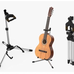 סטנד חצובה אוניברסלי מתכוונן לכל סוגי הגיטרות AGS-10 מבית AROMA