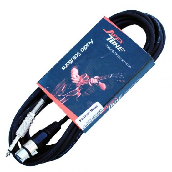 כבל XLR f - PL m אורך 5מ.