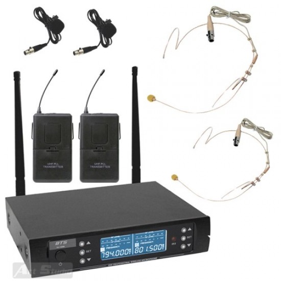 זוג מיקרופונים עם תדר משתנה