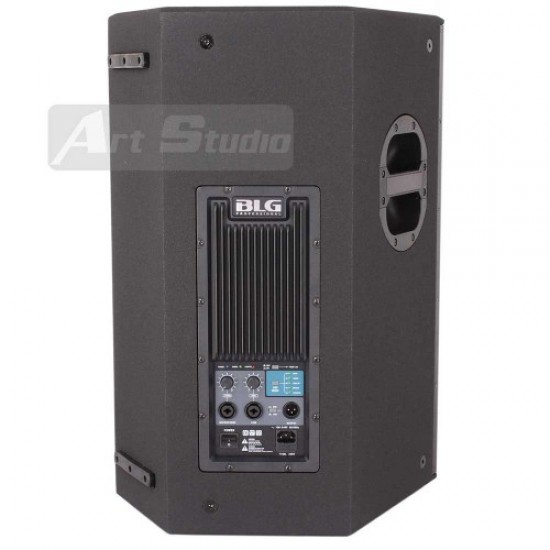 רמקול עץ 15" מוגבר 1200W