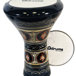 דרבוקה נחושת מקצועית בעיצוב אותנטי EC-GE17 מבית Gdrums