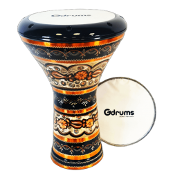 דרבוקה נחושת מקצועית בעיצוב אותנטי EC-GE17 מבית Gdrums
