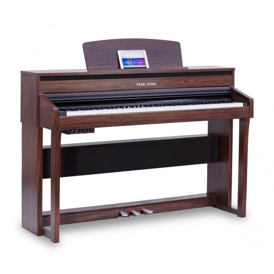 פסנתר חשמלי מרהיב F-53 מסדרת MUSICIAN עם קלידים מעץ בצבע רוזווד מבית Pearl River