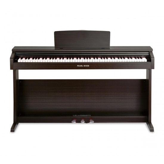 פסנתר חשמלי רהיט F-12 עם מקלדת FATAR איטלקית בצבע רוזווד מבית Pearl River