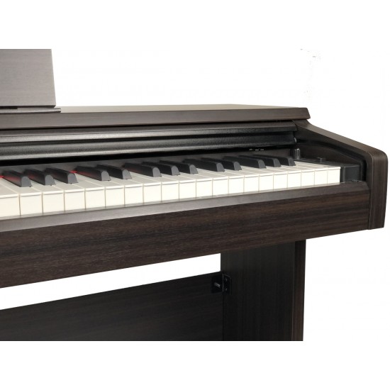 פסנתר חשמלי רהיט F-12 עם מקלדת FATAR איטלקית בצבע רוזווד מבית Pearl River