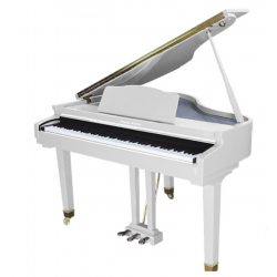 פסנתר כנף בייבי GP-1100 מסדרת CONCERT עם מקלדת FATAR בצבע לבן מבית Pearl River