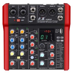מיקסר 4 ערוצים ICM MIX A28DSP