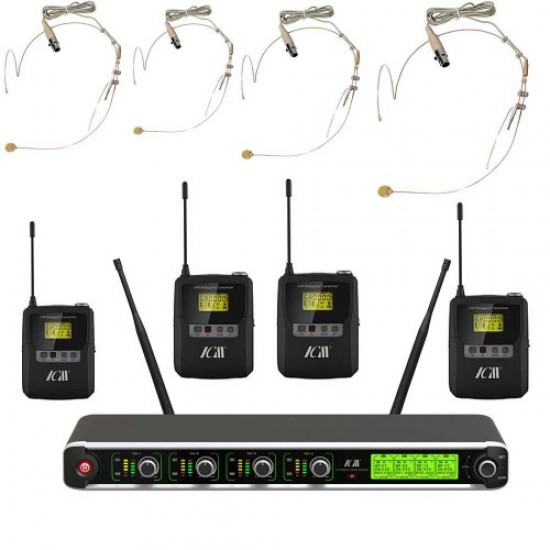 סט של 4 מיקרופונים מדונה 19"