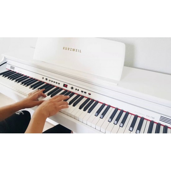 פסנתר חשמלי KURZWEIL KA130W צבע לבן