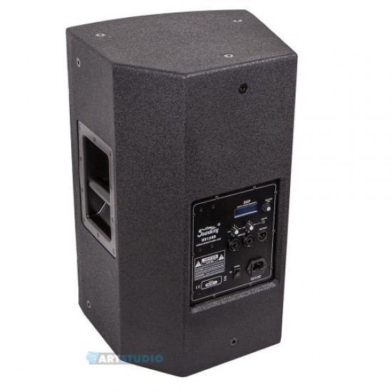 רמקול עץ מוגבר 15" 800W