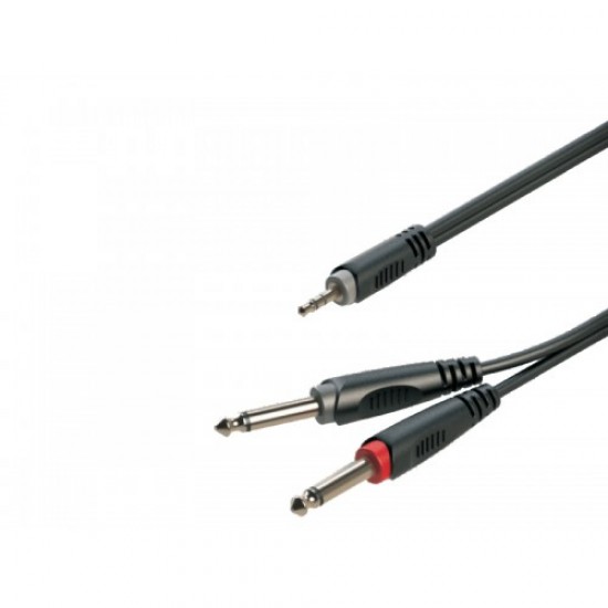 כבל PL 3.5 - PL 6.3X2 אורך 1מ.